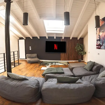 Luxury industrial apt vicino al centro con garage-2